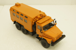 Урал-4322 Кунг, оранжевый, АвтоИстория 1:43