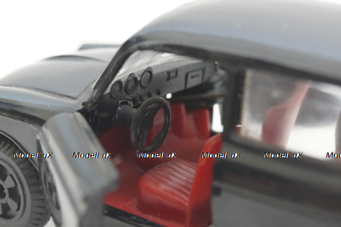 Volkswagen 1600 Familcar, черный, ДФИ 1:43 