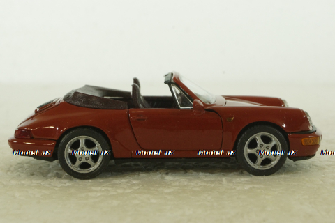 Porsche Carrera 2 (964) 1989 Cabrio red,1110D, Shabak 1:43