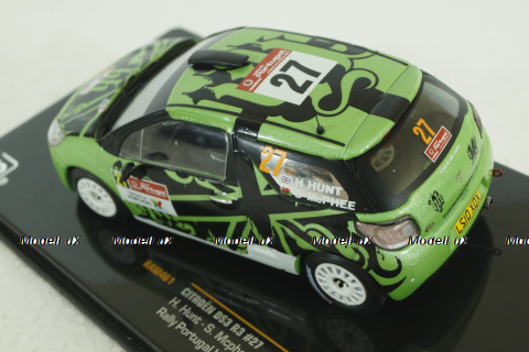Citroen DS3 R3 #27 Rally Portugal IRC 2011, green, RAM461, IXO 1:43