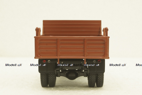 Каз-ММЗ-4502,  синий/коричневый, АвтоИстория 1:43