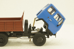 Каз-ММЗ-4502,  синий/коричневый, АвтоИстория 1:43