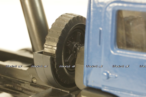 Камаз-5511, самосвал, синий/оранжевый, Арек  1:43