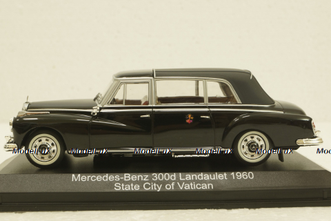 Mercedes 300d Landaulet, City of Vatican, 351230, Norev 1:43