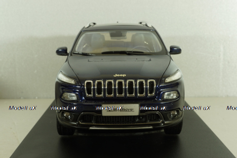 Jeep Cherokee (KL) 2013, blue, Paudi 1:18
