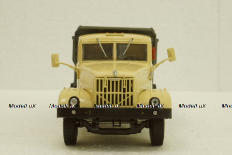 Краз-256Б1 самосвал 1987г, бежевый/серый, Н773, Наш Автопром 1:43