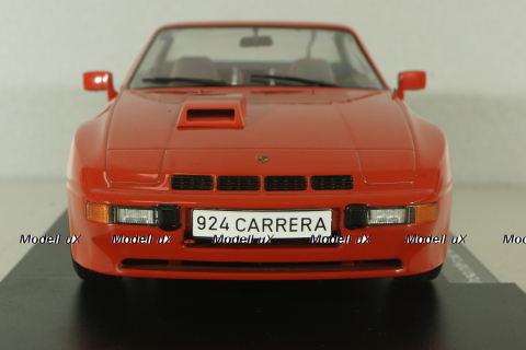 Porsche 924 Carrera GT 1981, red with red wheels, MCG18302, MCG 1:18