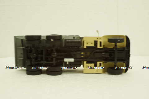 Краз-256Б1 самосвал 1987г, бежевый/серый, Н773, Наш Автопром 1:43