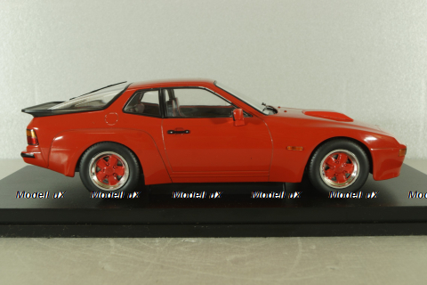 Porsche 924 Carrera GT 1981, red with red wheels, MCG18302, MCG 1:18