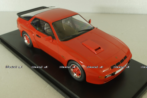 Porsche 924 Carrera GT 1981, red with red wheels, MCG18302, MCG 1:18