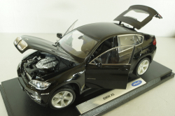 BMW X6 Xdrive 5.0i, black, 18031W-bl, Welly 1:18