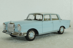 Mercedes 220S, W111, 1965, light blue, 183920, Norev 1:18