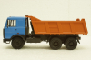 Маз-5516 Самосвал 1994г, синий/оранжевый, Н711, Наш Автопром 1:43