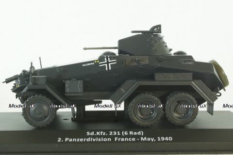 Sd.KFZ 231 (6 Rad) 1940,  Altaya Military France #41, Altaya 1:43