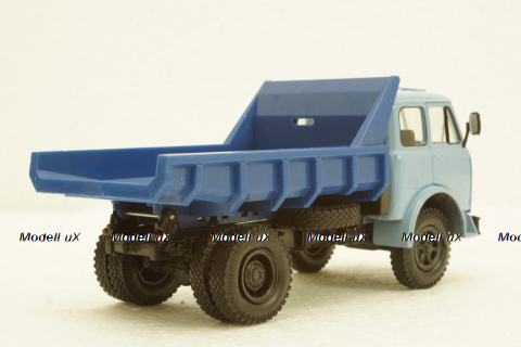 Маз-503 самосвал, 1963г голубой/синий, Н981, Наш Автопром 1:43