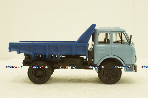 Маз-503 самосвал, 1963г голубой/синий, Н981, Наш Автопром 1:43