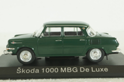 Skoda 1000 MBG De Luxe, blue, KALEIDOSKOP SKODA (DeAgostini) 1:43