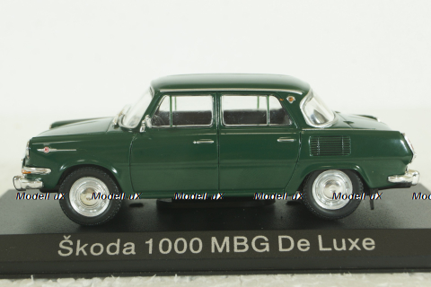 Skoda 1000 MBG De Luxe, blue, KALEIDOSKOP SKODA (DeAgostini) 1:43
