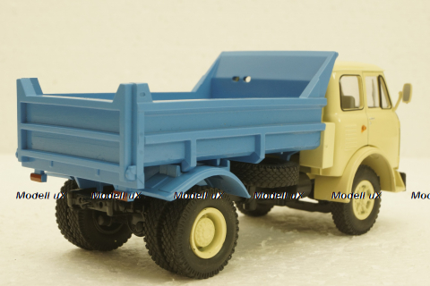 Маз-5549 самосвал, бежевый/синий, Н759, Наш Автопром 1:43