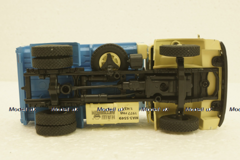 Маз-5549 самосвал, бежевый/синий, Н759, Наш Автопром 1:43