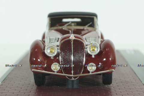 Delahaye 135MS Grand Sports Roadstwr Figoni Falaschi (closed), MX40408-032, Matrix 1:43