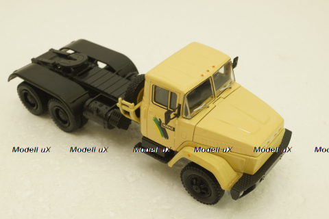 Краз-6443 тягач бежевый, Н737, Наш Автопром 1:43