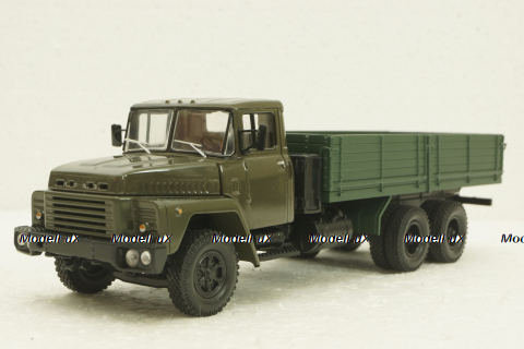 Краз-250 борт хаки/зеленый 1978г, Н204, Наш Автопром 1:43