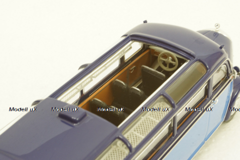 Mercedes О 3500 1950 lightblue/blue, 439360011, Minichamps 1:43
