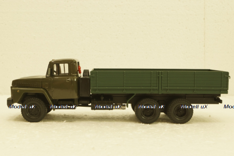 Краз-250 борт хаки/зеленый 1978г, Н204, Наш Автопром 1:43