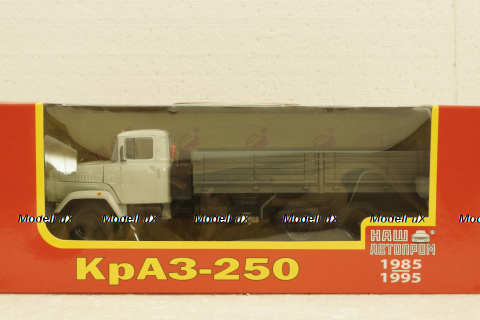 Краз-250 борт серый 1986г, Н205, Наш Автопром 1:43
