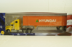 Freightliner FLD 112, Hyundai 1993, American trucks, Spain, #63, Altaya 1:43 Без журнала!