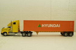 Freightliner FLD 112, Hyundai 1993, American trucks, Spain, #63, Altaya 1:43 Без журнала!