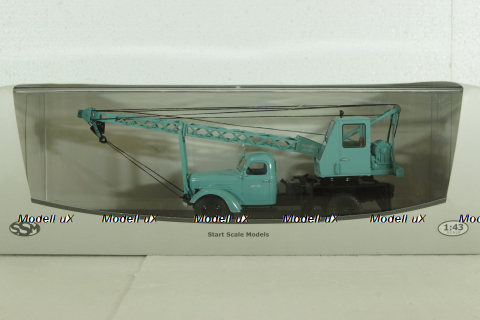 АК-75(164) автокран Зил-164, бирюзовый, SSM1131, SSM 1:43