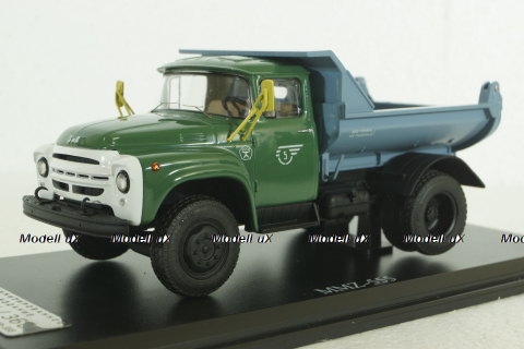 ЗИЛ-ММЗ-555 самосвал 1974, зеленый, SSML002, SSM 1:43