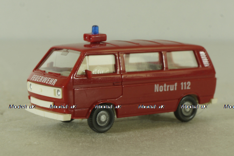 Volkswagen T3 Kombi Feuerwehr, 60316, Wiking 1:87