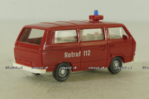 Volkswagen T3 Kombi Feuerwehr, 60316, Wiking 1:87
