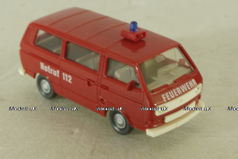 Volkswagen T3 Kombi Feuerwehr, 60316, Wiking 1:87
