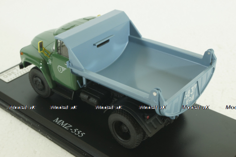 ЗИЛ-ММЗ-555 самосвал 1974, зеленый, SSML002, SSM 1:43