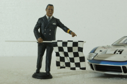 Директор трассы Le Mans, фeигурка, 1950-70, FLM118022,  Miniatures 1:18 
