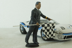 Директор трассы Le Mans, фeигурка, 1950-70, FLM118022,  Miniatures 1:18 
