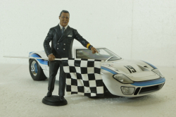 Директор трассы Le Mans, фeигурка, 1950-70, FLM118022,  Miniatures 1:18 
