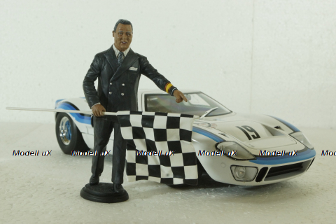 Директор трассы Le Mans, фeигурка, 1950-70, FLM118022,  Miniatures 1:18 