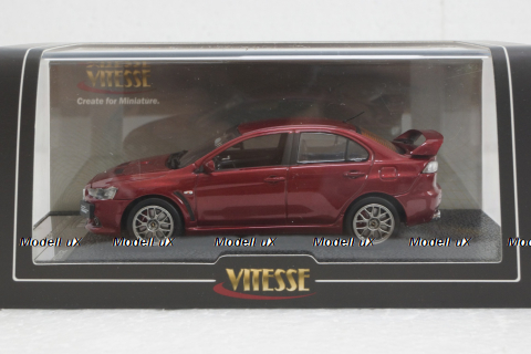Mitsubishi Lancer Evo 10 Final Edition 2012 redmetallic, 29295L, Vitesse 1:43