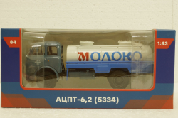 Маз-5334 АЦПТ-6,2 Молоко, Легендарные грузовики СССР №84, 1:43