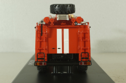 АЦ-7,5-40 пожарная автоцистерна на шасси Урал-4320 с бел. Полосами 1980, SSM1228, SSM 1:43