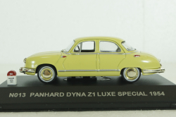 Panhard Dyna Z1 Luxe 1954, yellow, N013, SunStar 1:43