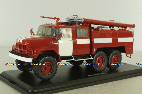АЦ-40(131) пожарная автоцистерна на шасси Зил-131, SSML007, SSM 1:43 (Без картонной коробки)