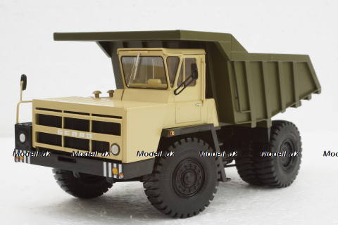 Белаз-7522 поздний бежевый/Хаки ТД Белаз, Автоистория 1:43