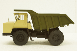 Белаз-7522 поздний бежевый/Хаки ТД Белаз, Автоистория 1:43