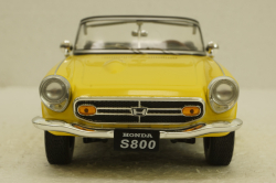 Honda S800 With Removable Soft Top, yellow, T9-1800191, Triple9 1:18